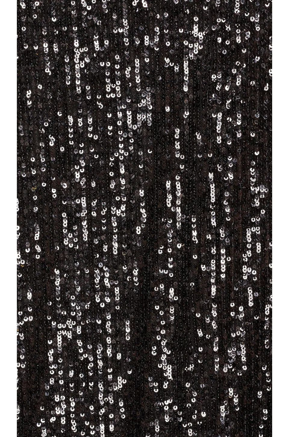 LONGUETTE - Abito Nero con Paillettes