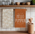 HELLO PUMPKIN – Set 2 Asciugamani da Cucina Autunnali