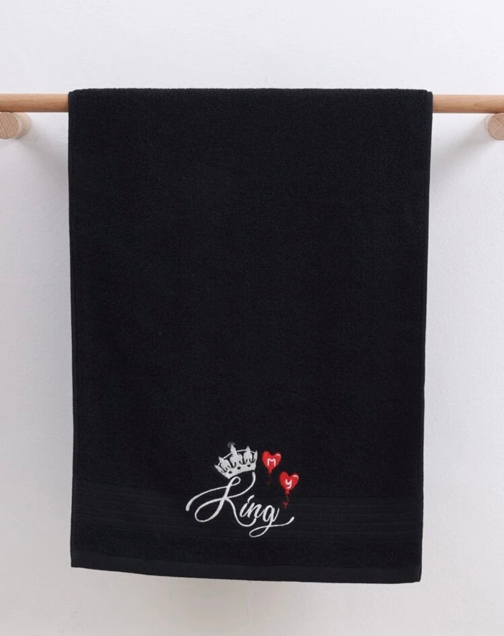 ROYAL KING – Set 2 Asciugamani Uomo 100% Cotone