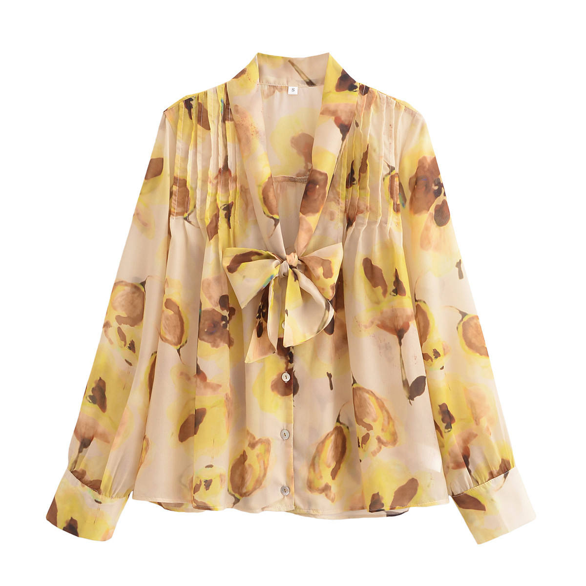 EVA - Camicia Floreale Stile Retrò