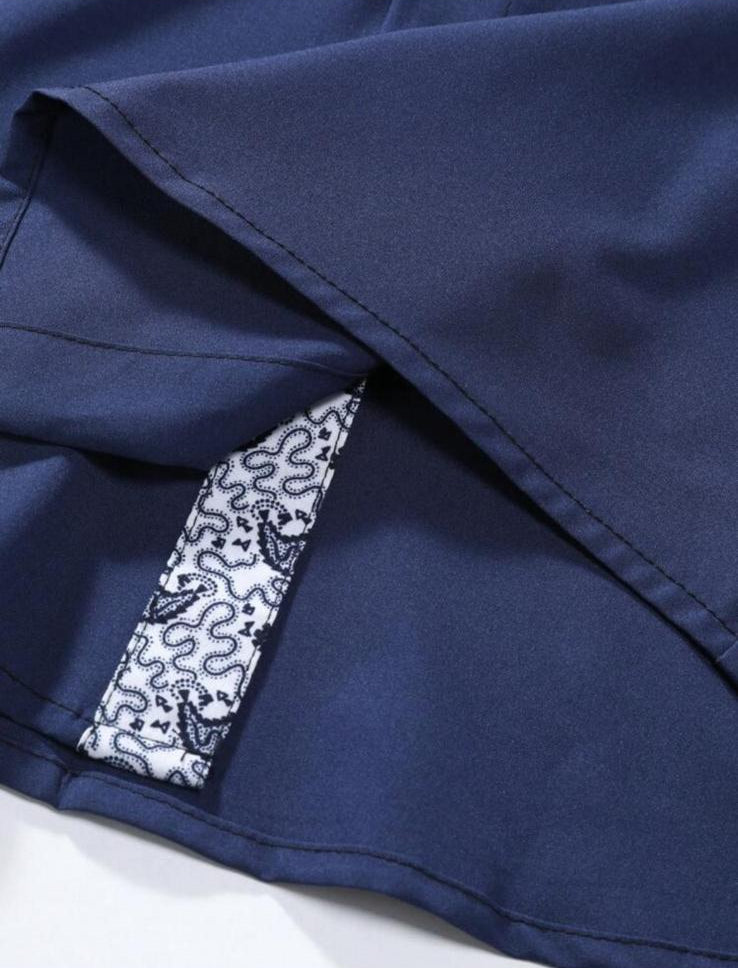 Harbor Style camicia uomo - dettaglio paisley interno