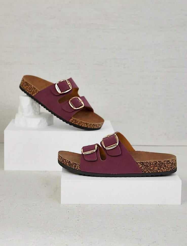 CLOUD STEP - ciabatte con doppia fascia e fibbia regolabile
