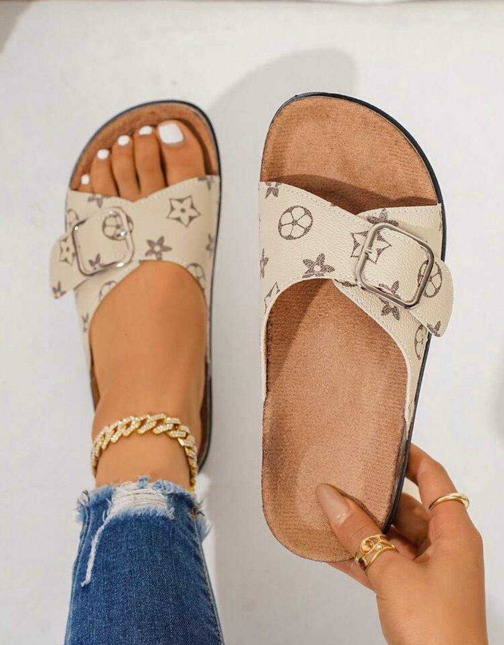 IVORY STEP - marrone indossata