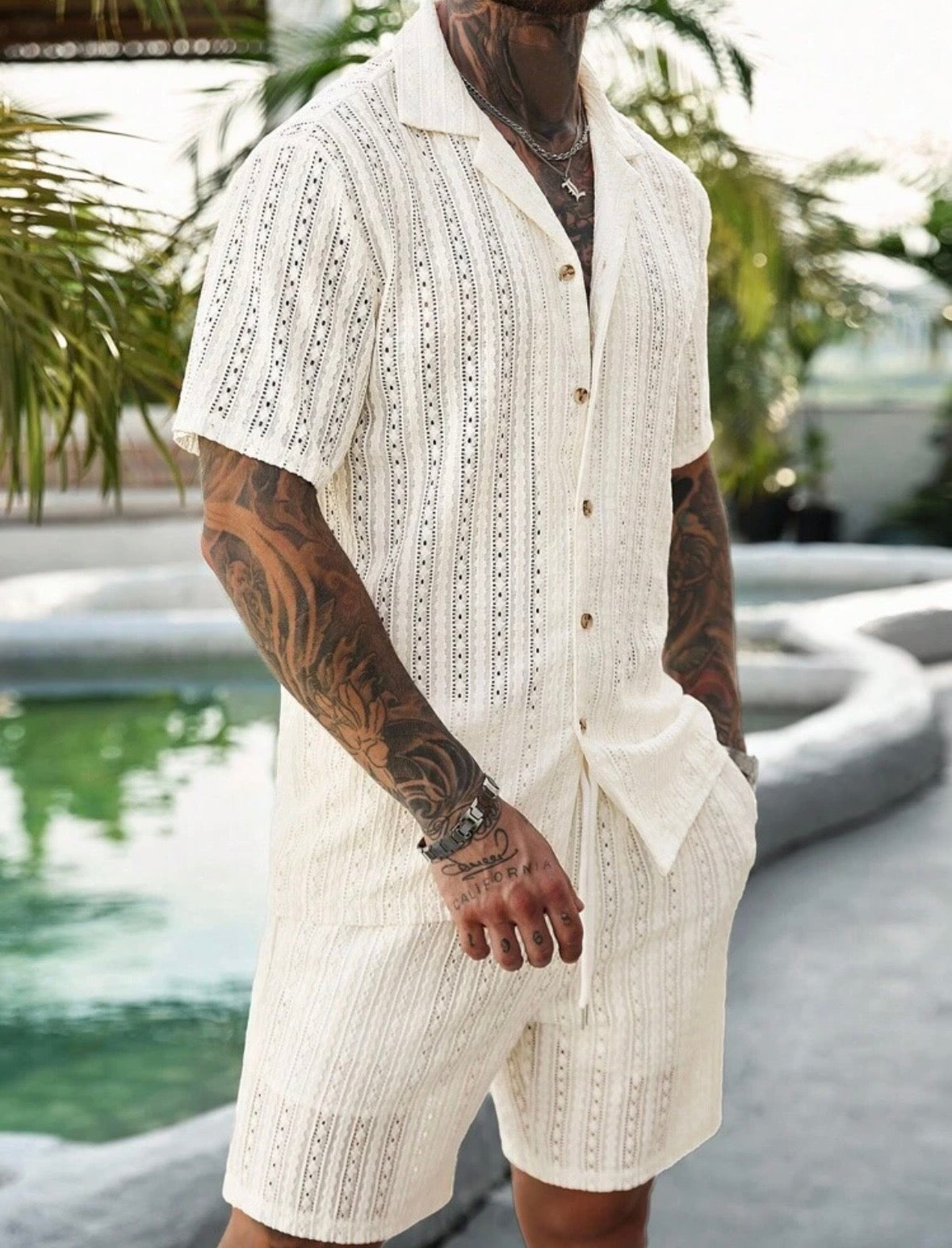 RIVIERA SET - pantaloncini + camicia maniche corte Uomo