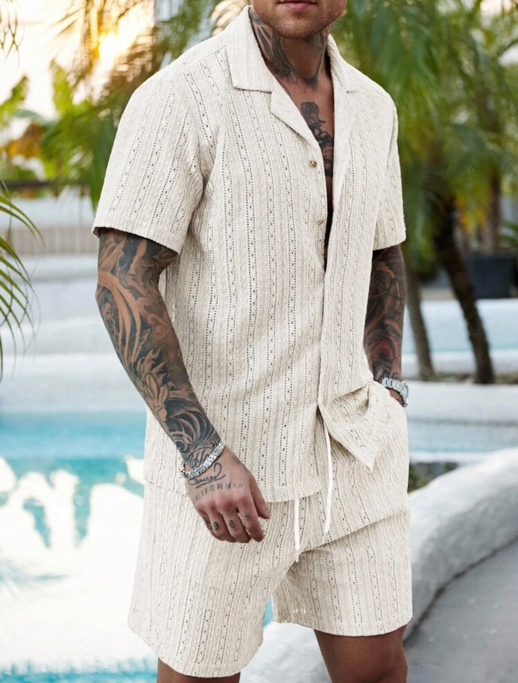 RIVIERA SET - pantaloncini + camicia maniche corte Uomo