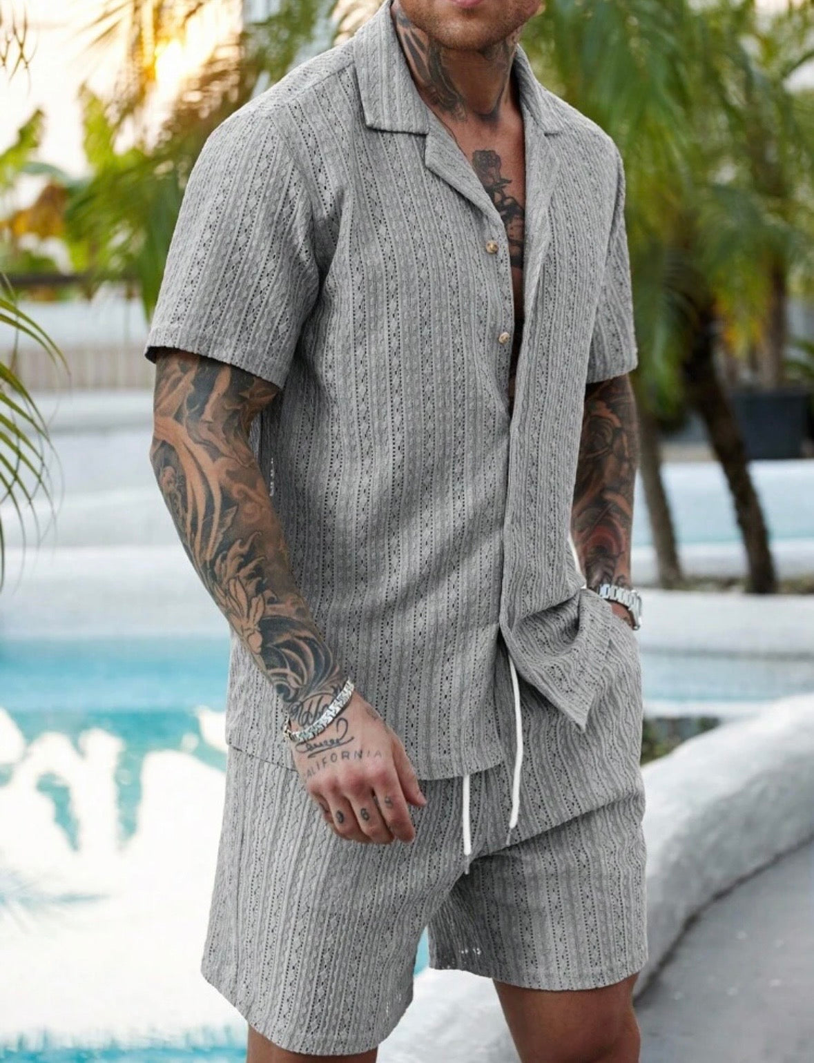 RIVIERA SET completo uomo marrone