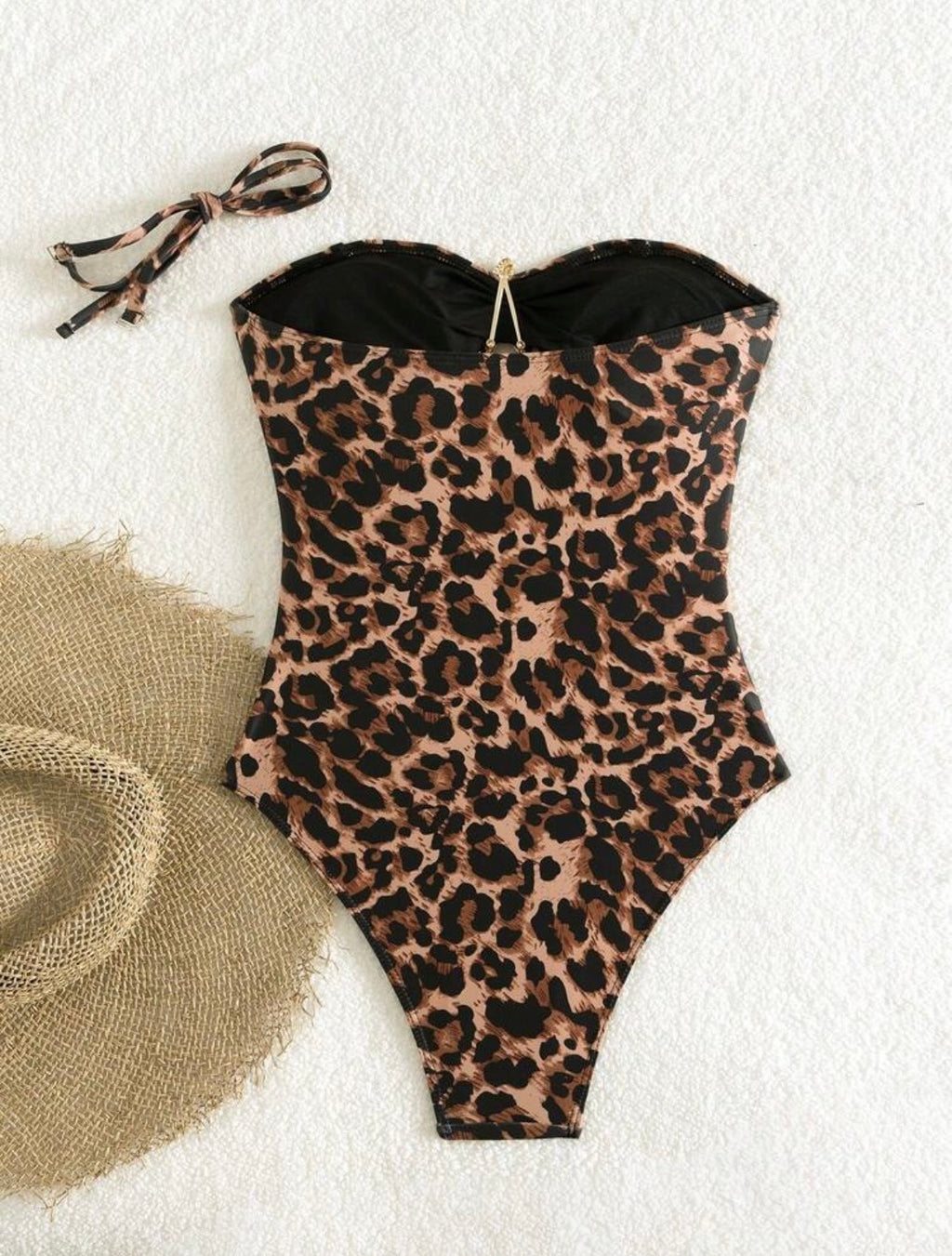 VENERE costume intero leopardato look completo