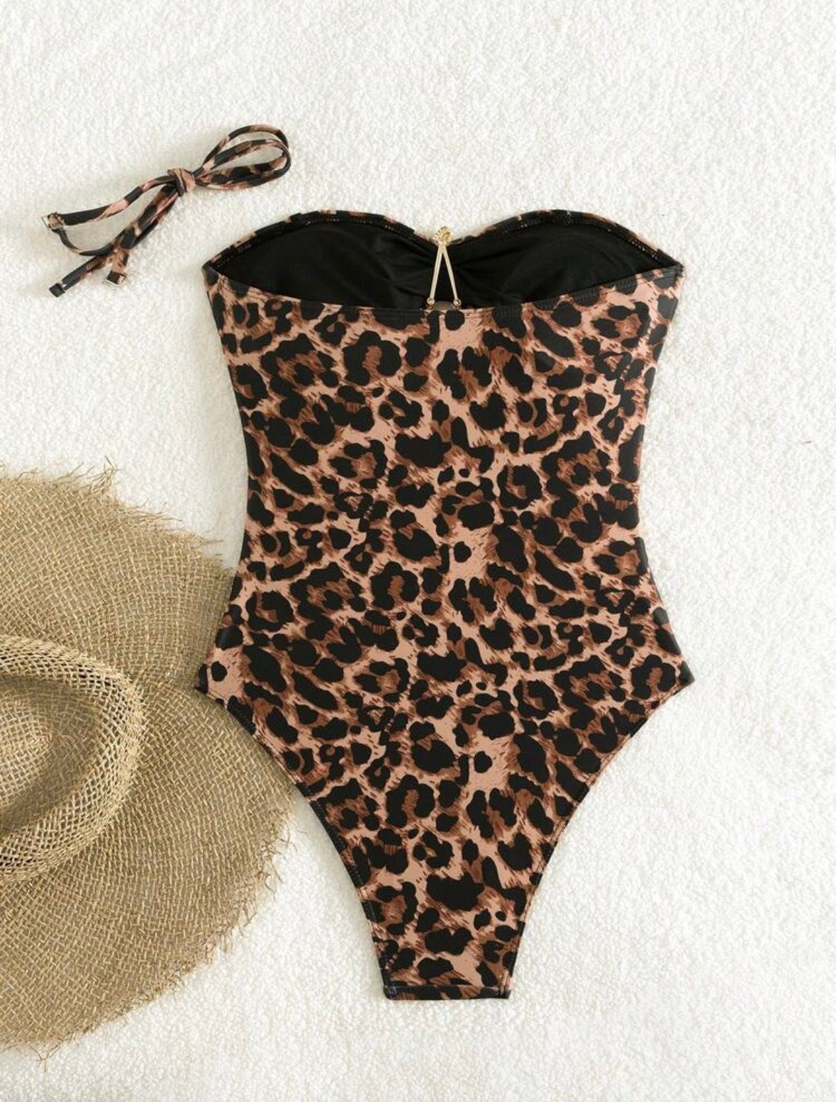 VENERE costume intero leopardato look completo