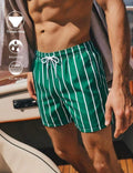 Beach Escape costume uomo righe blu navy - vista frontale