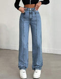ROMA - Jeans Wide Leg con Riga