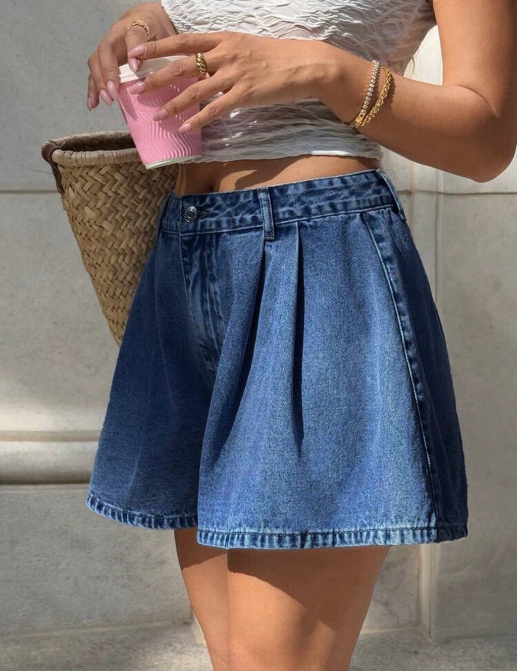 BLUE HAVEN - denim scuro vista posteriore