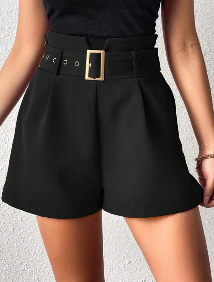 NOIR ESSENCE - pantaloncini eleganti