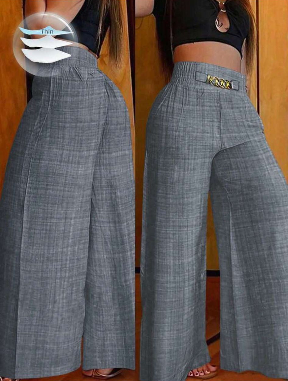 VEYRA - Pantalone Estivo Wide Leg