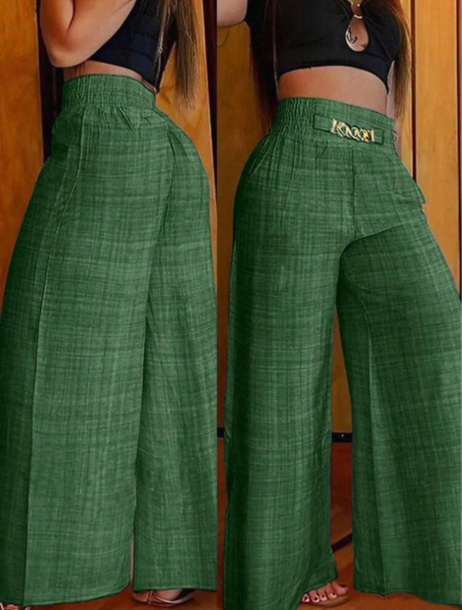 VEYRA - Pantalone Estivo Wide Leg