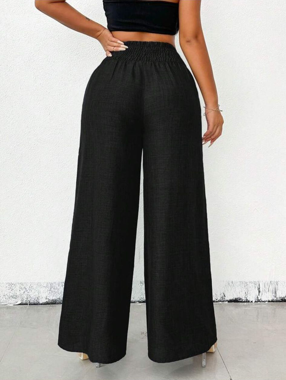 VEYRA - Pantalone Estivo Wide Leg