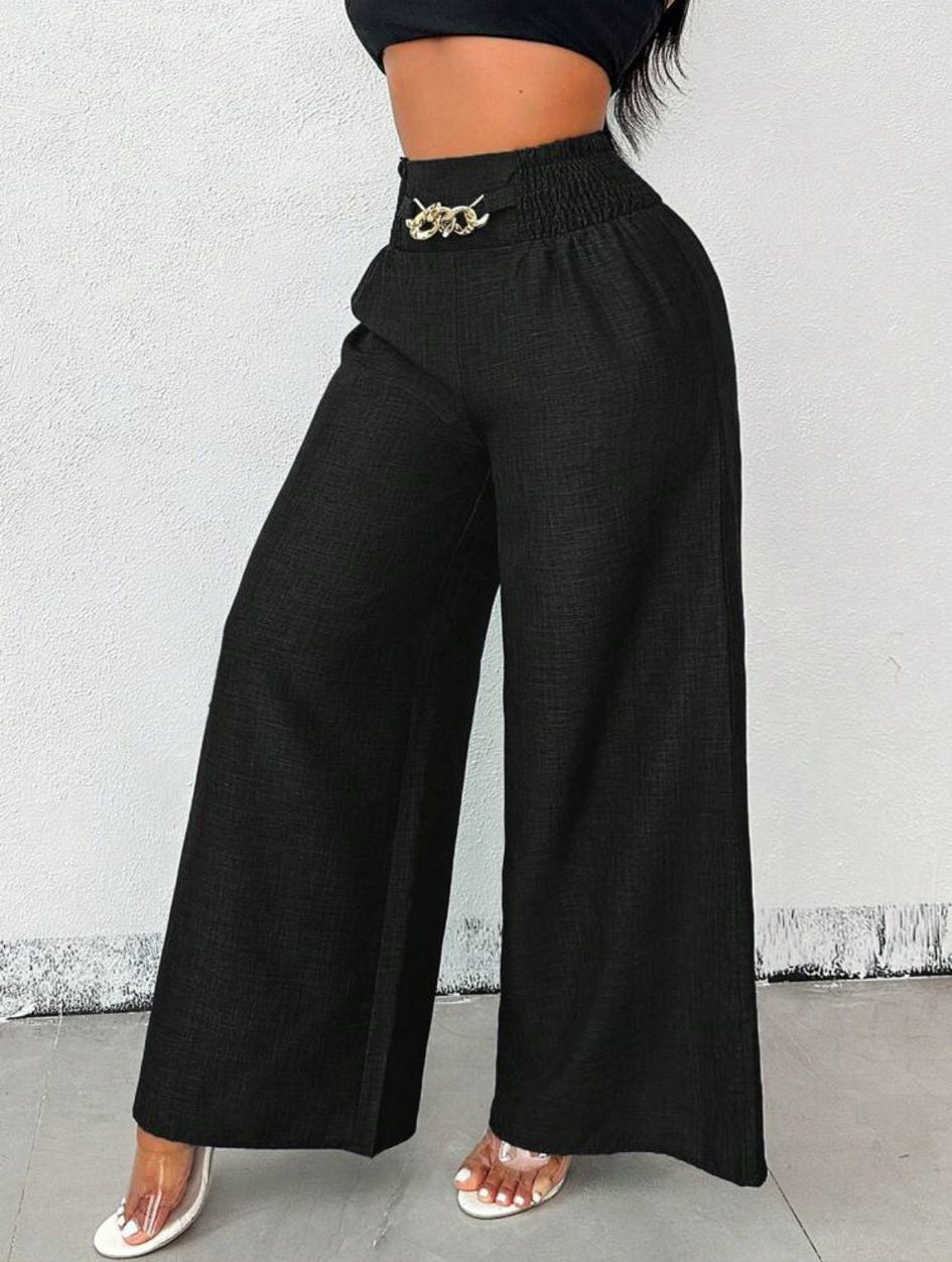 VEYRA - Pantalone Estivo Wide Leg