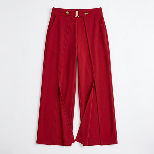 AURA - Pantalone con Spacco Elegante