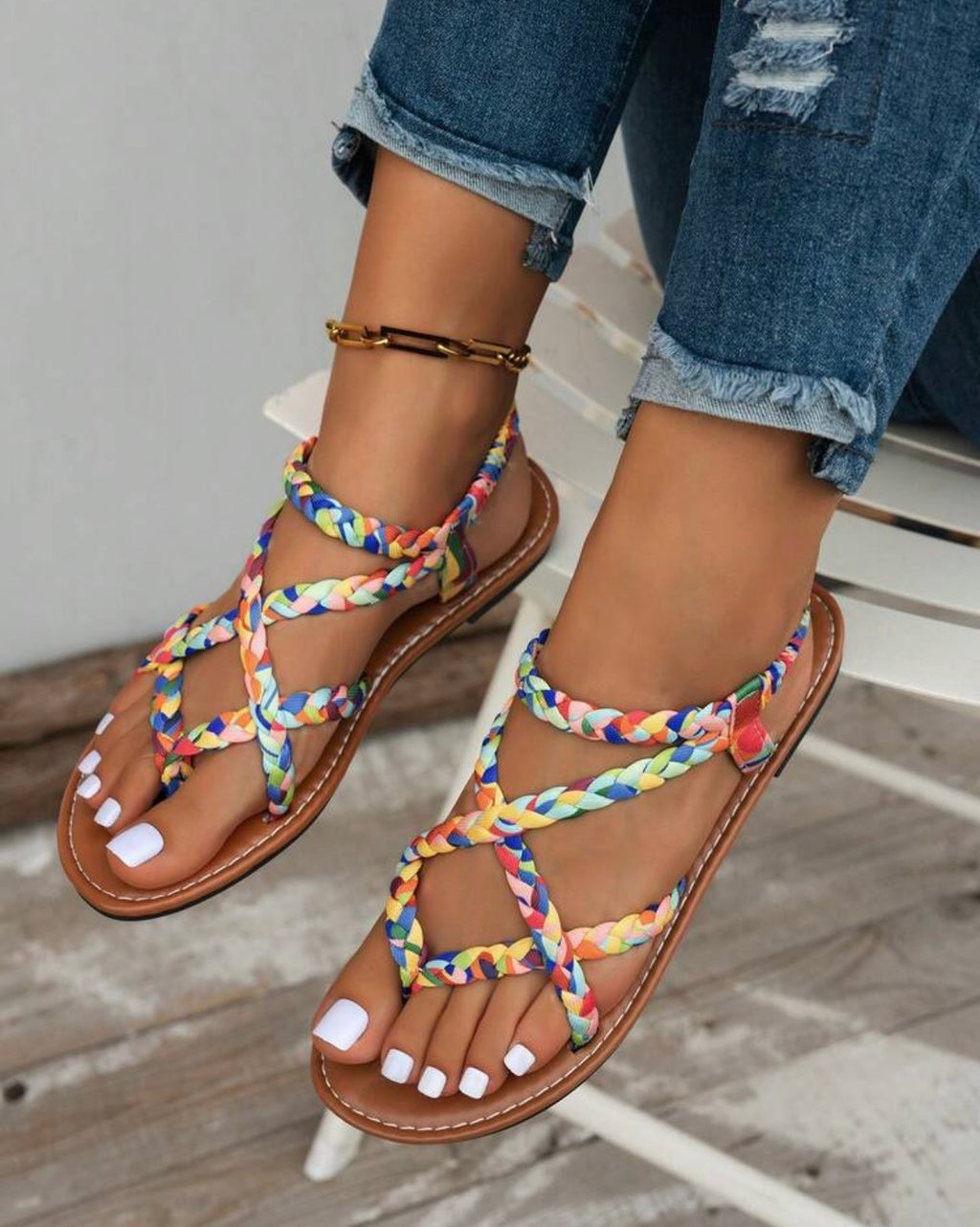 RAINBOW BREEZE - multicolor pastello vista dall'alto