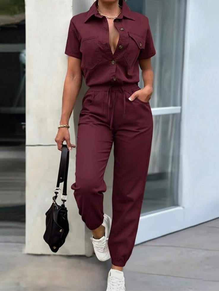 ATHENA - Tuta Donna con Colletto e Tasche