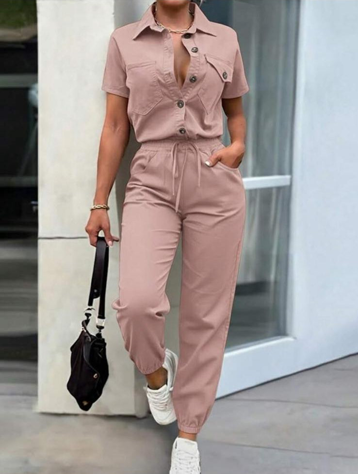 ATHENA - Tuta Donna con Colletto e Tasche